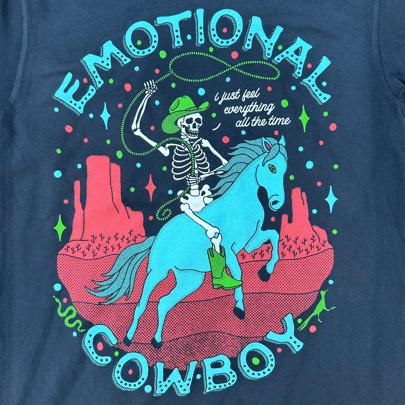 Cowboy Black Tee | Jos Par